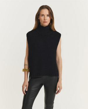 Sleeveless Wool Sweater