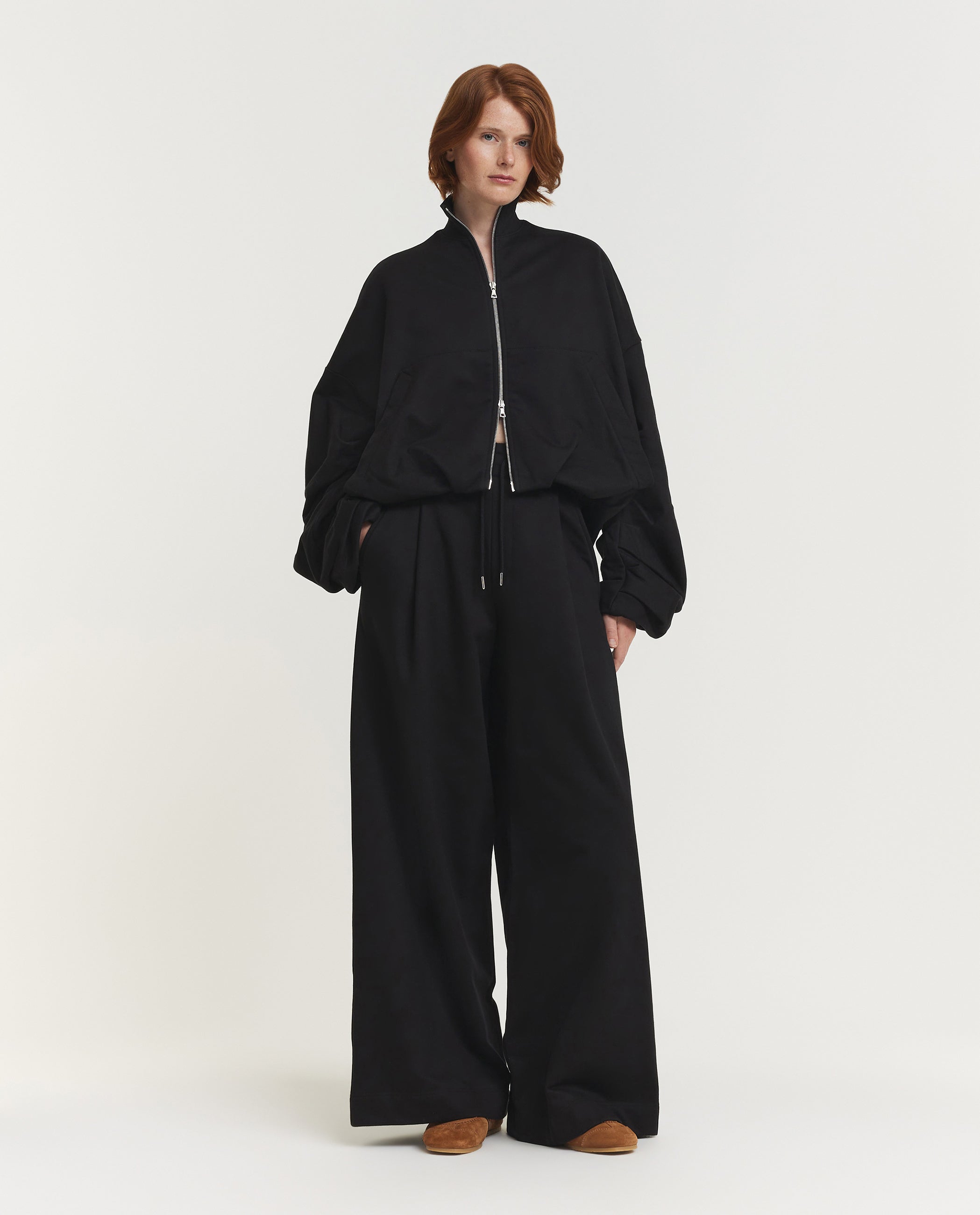 Relaxed Cotton Haqua Jacket