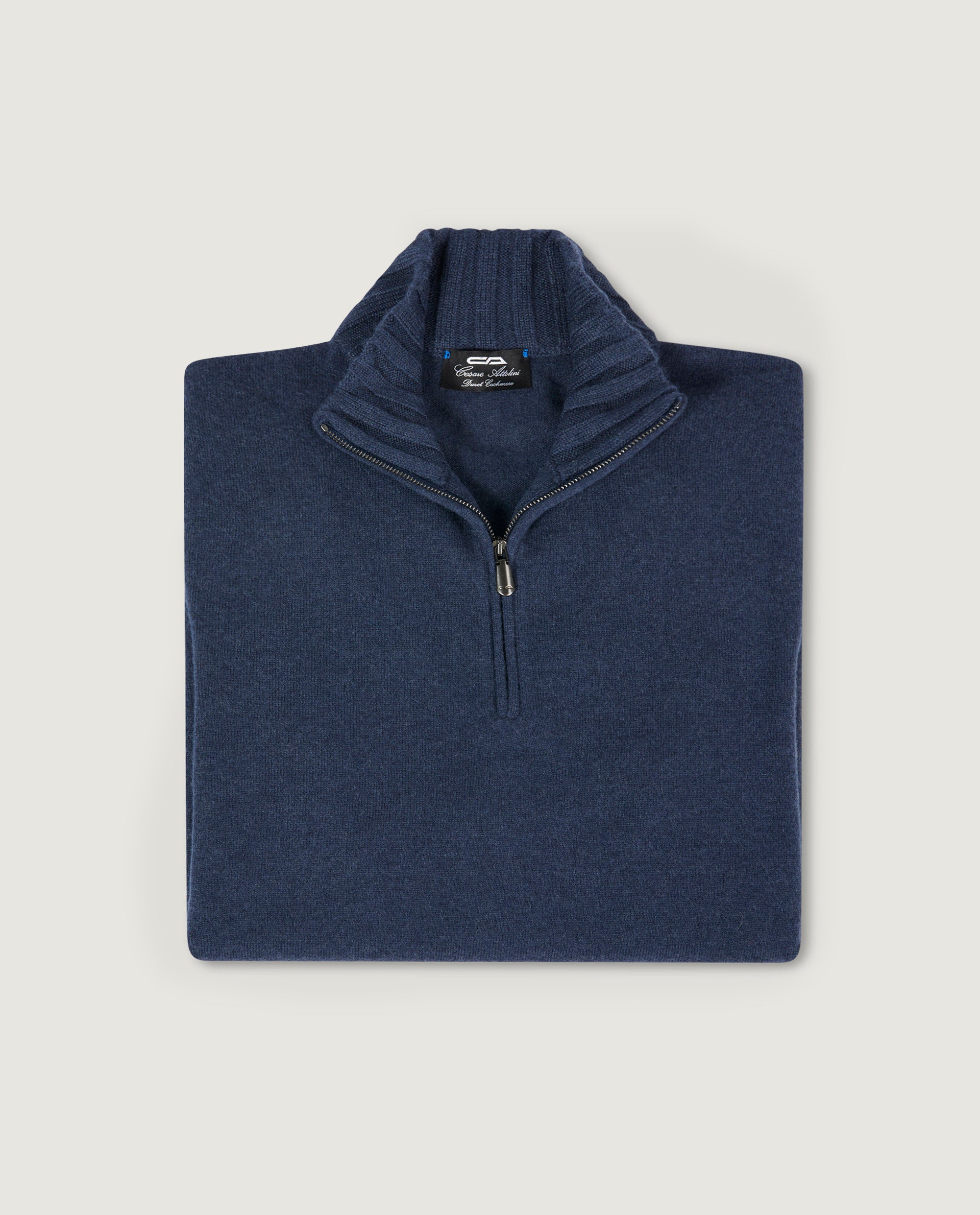 Half-zip trui