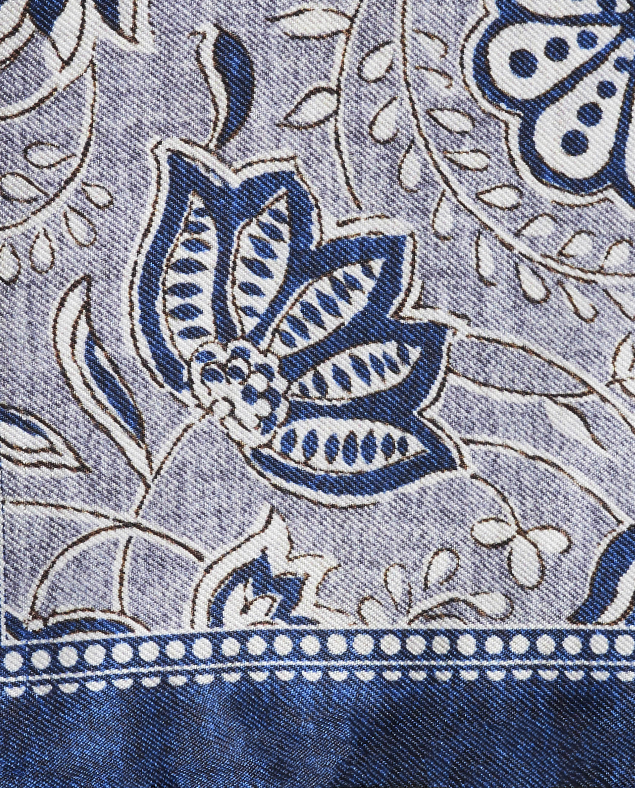 Printed Silk Pocket Square