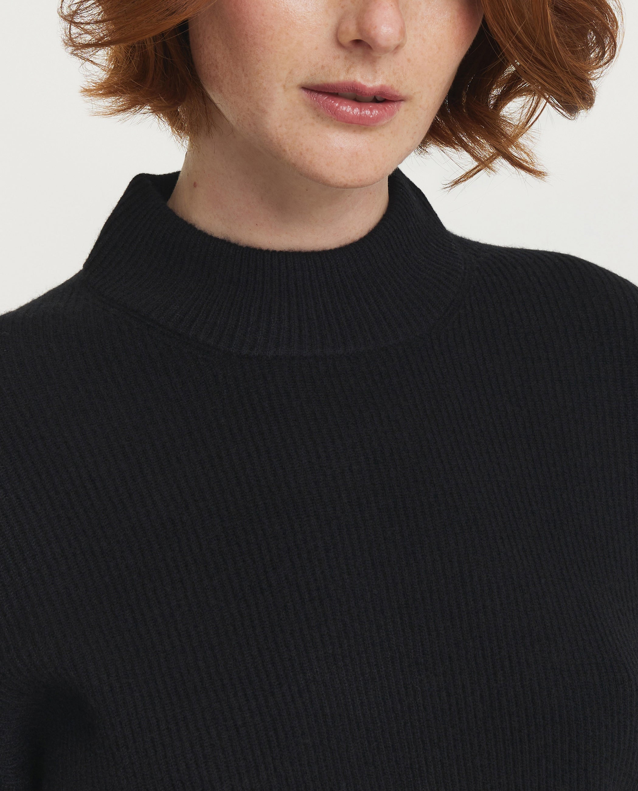 Split Sleeve Mock Sweater