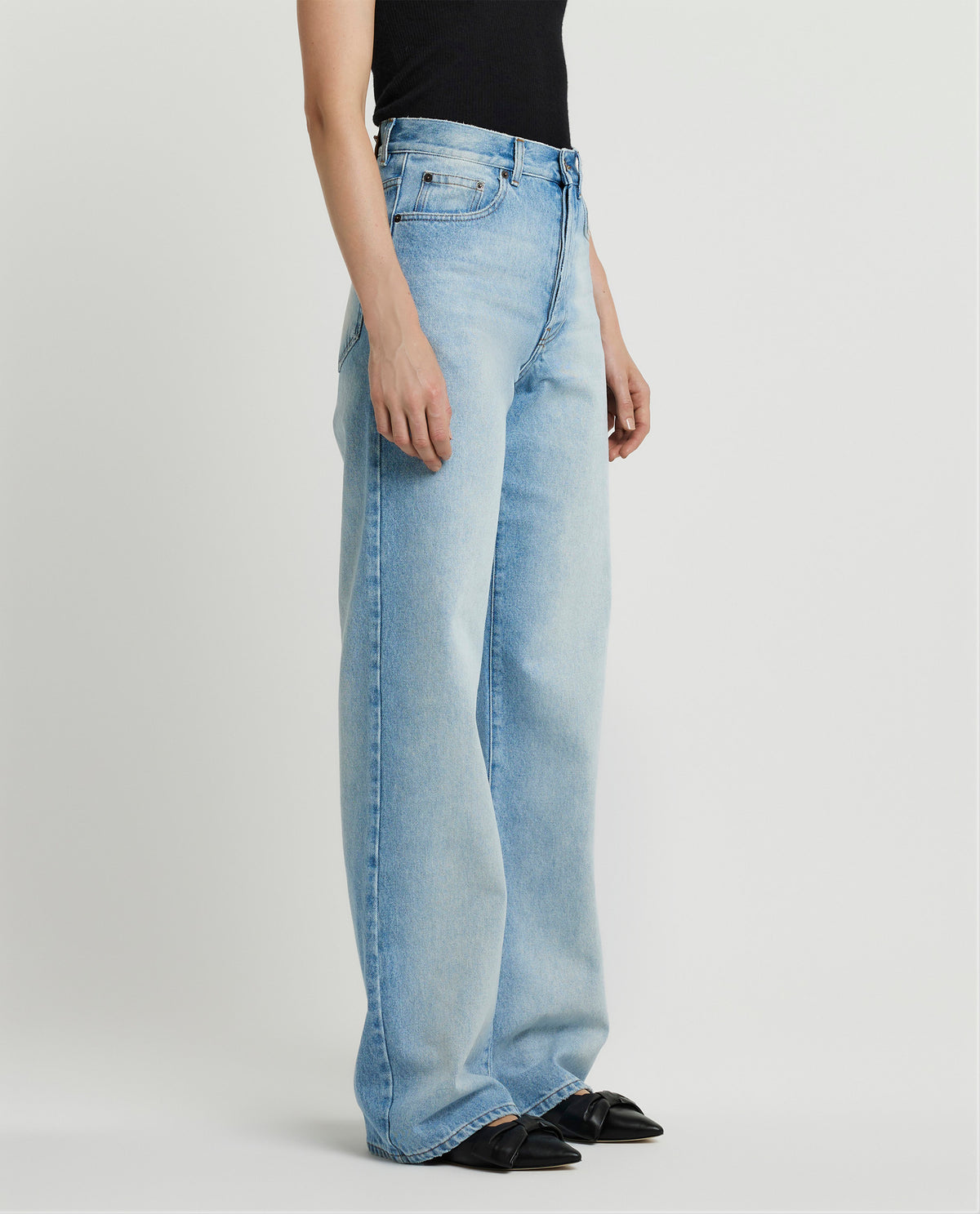 Wide leg jeans