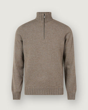 Half-zip trui