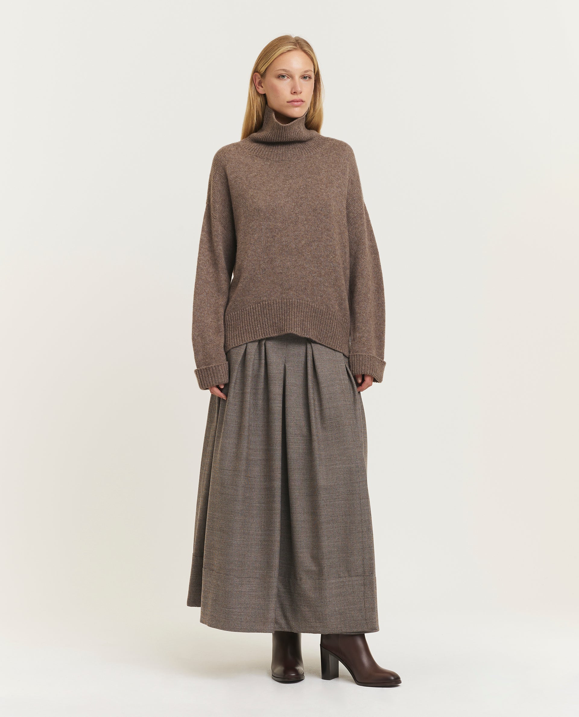 Cashmere-silk sweater