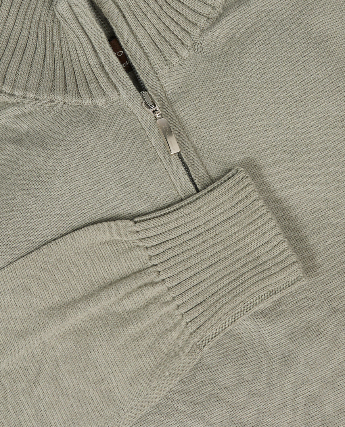 Cotton Half Zip Cardigan