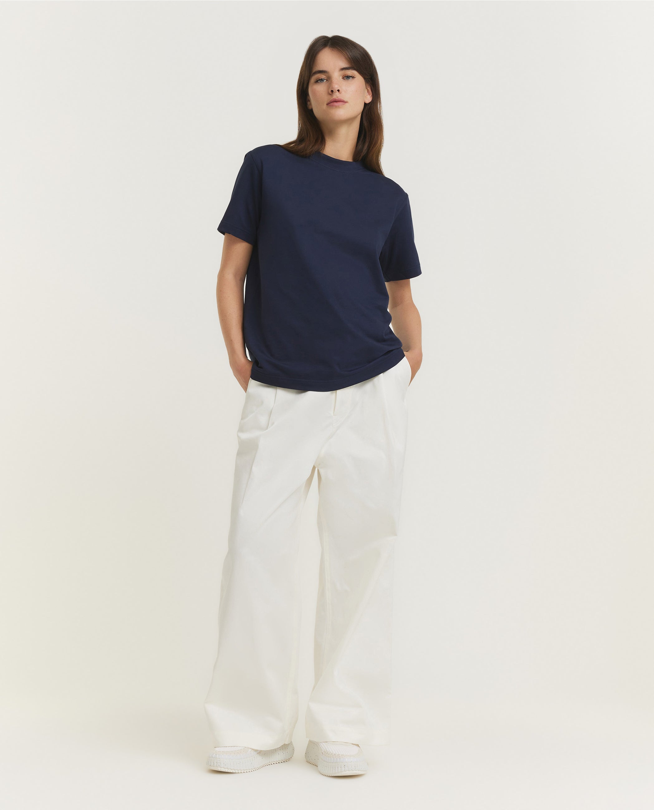 Wide Cotton Trousers