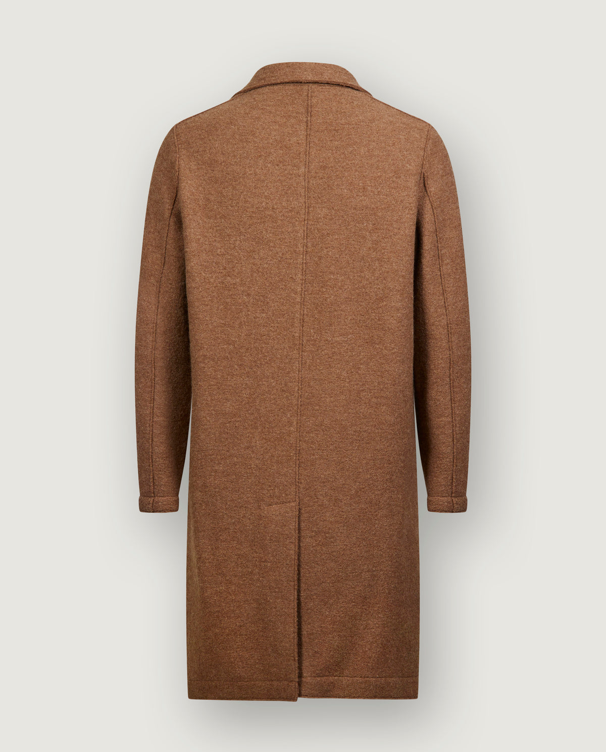 Wollen Overjas - Lichtbruin