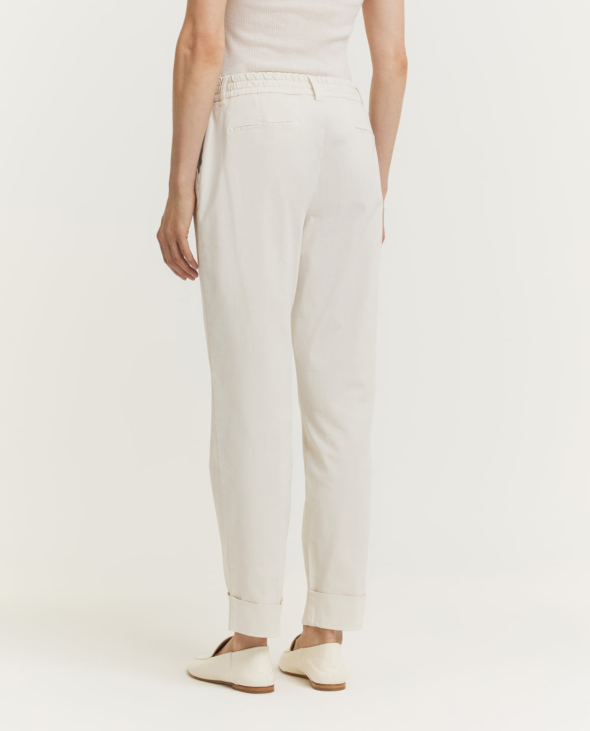 Cotton Blend Trousers