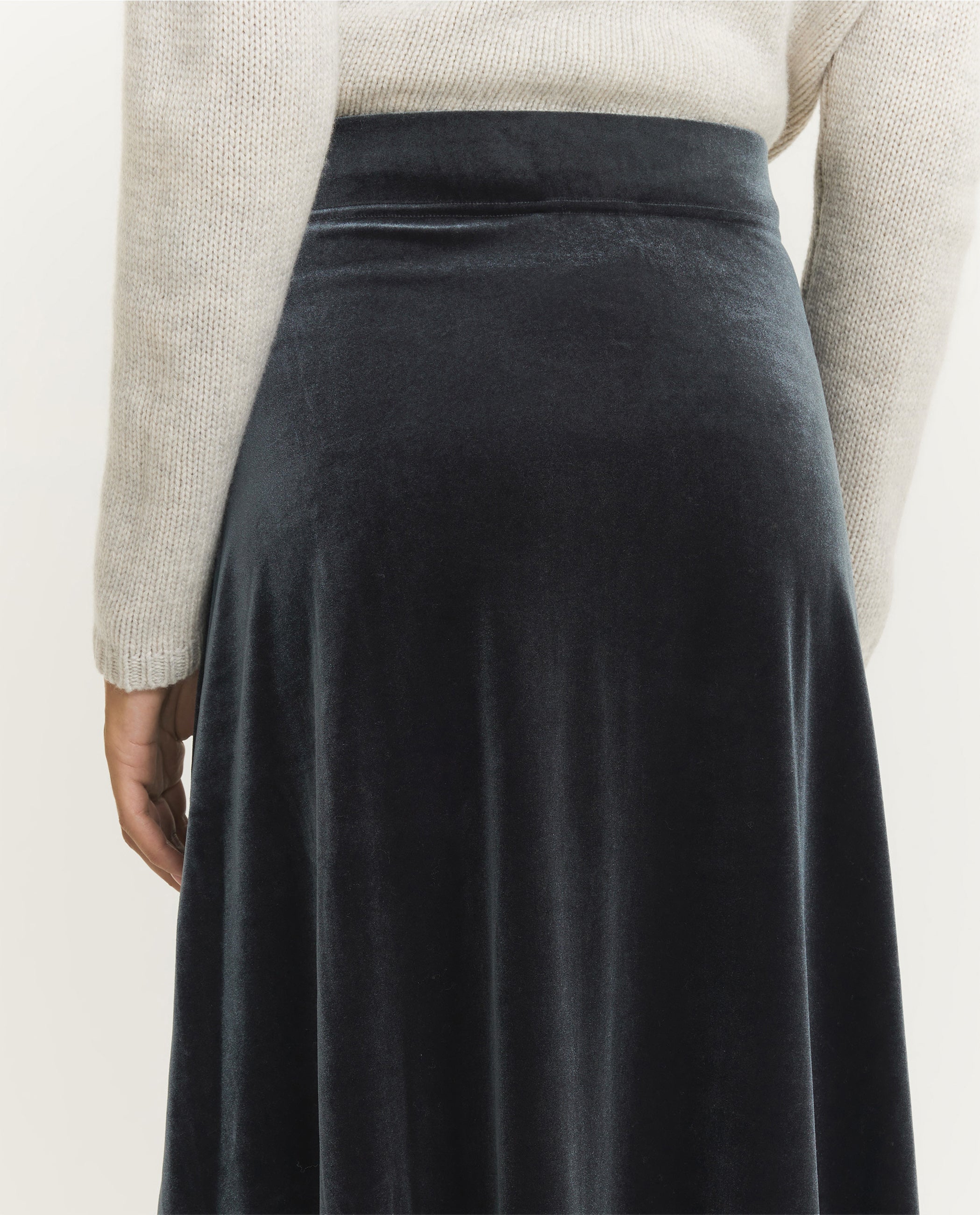 Velvet Maxi Skirt