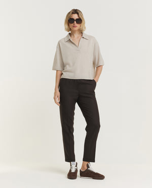 Cigarette Pantalon - Bruin