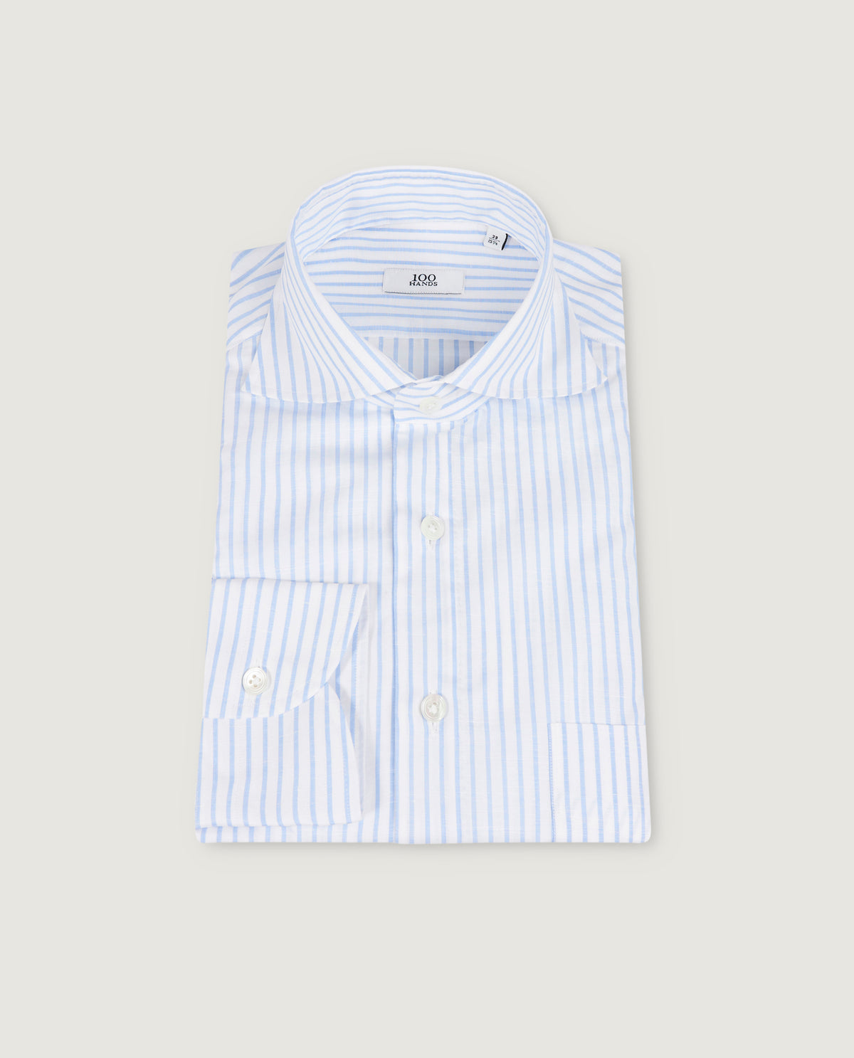 Cotton/Linen Striped Shirt