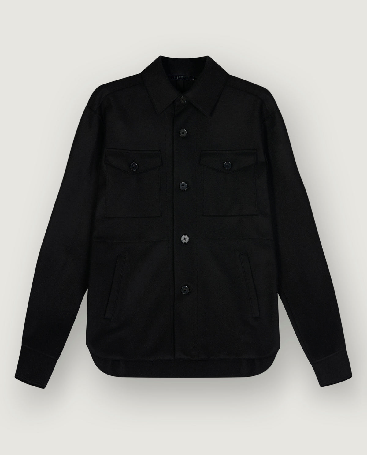 Cashmere shirtjacket