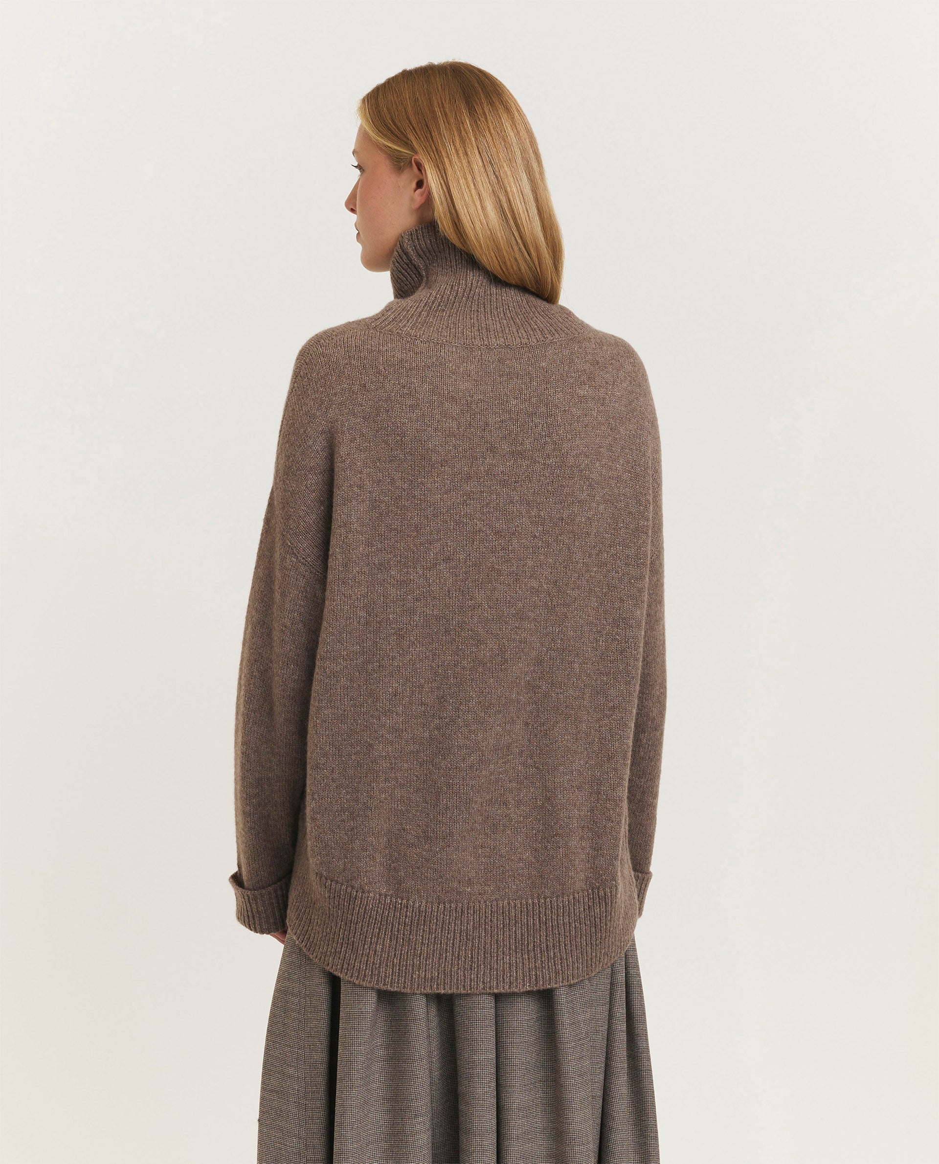 Cashmere-silk sweater