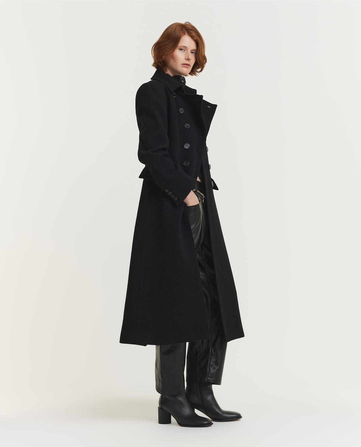 Long Wool DB Overcoat