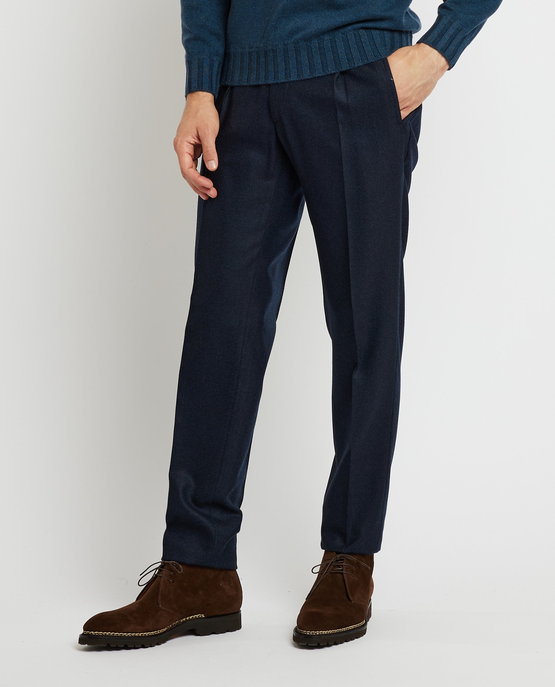 Wool Blend Trousers