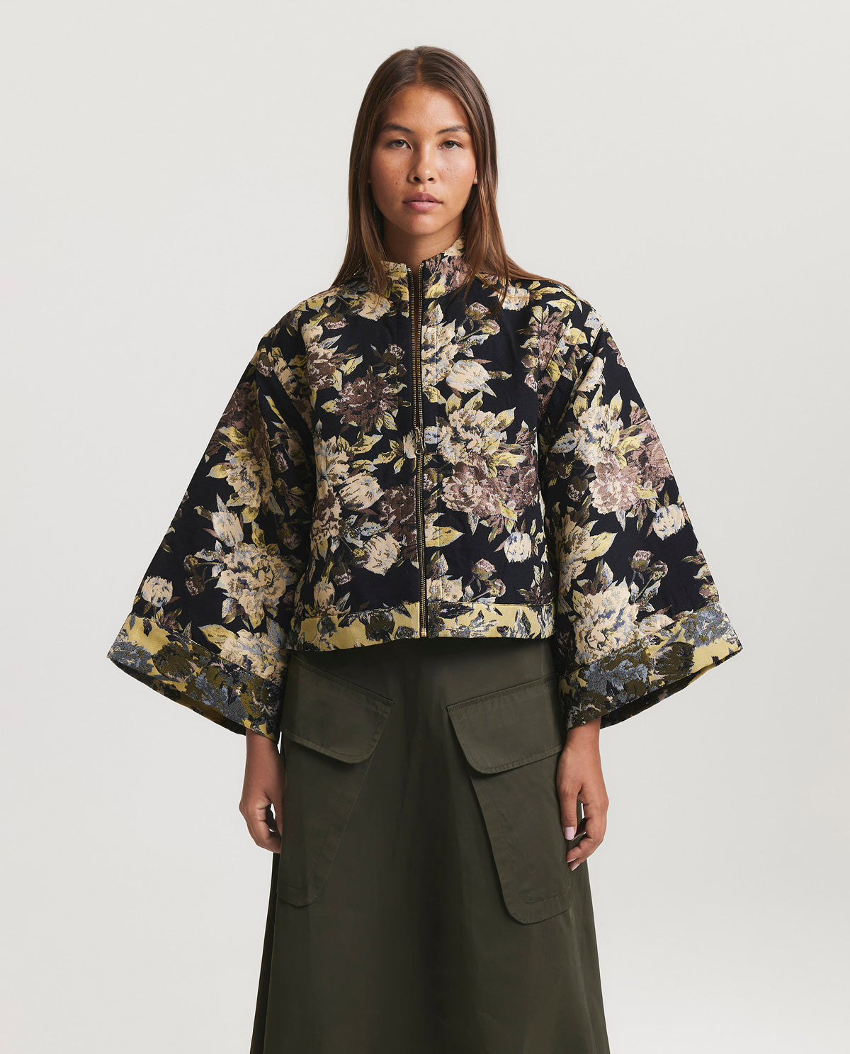 Reversible kimono jacket