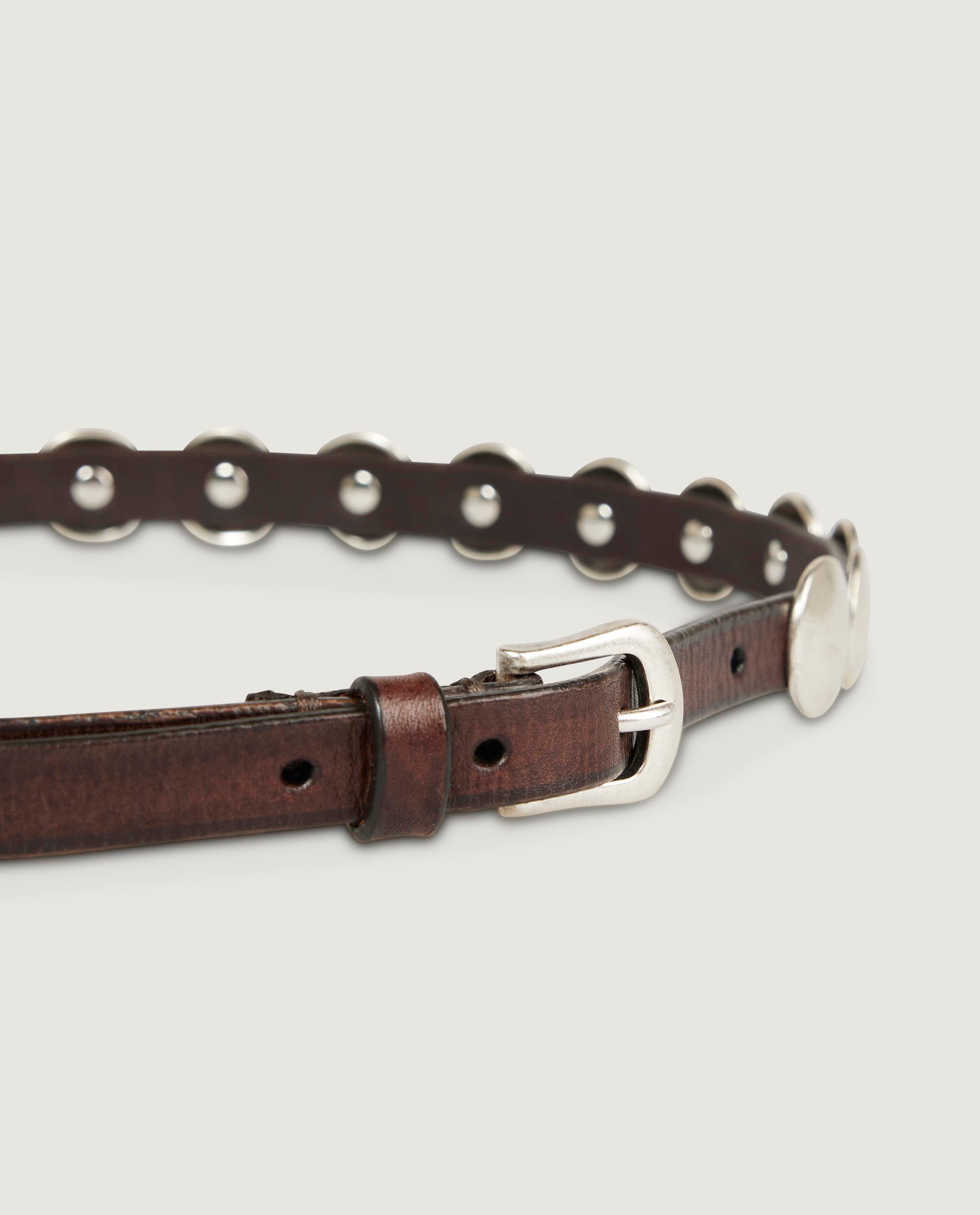 Leather belt