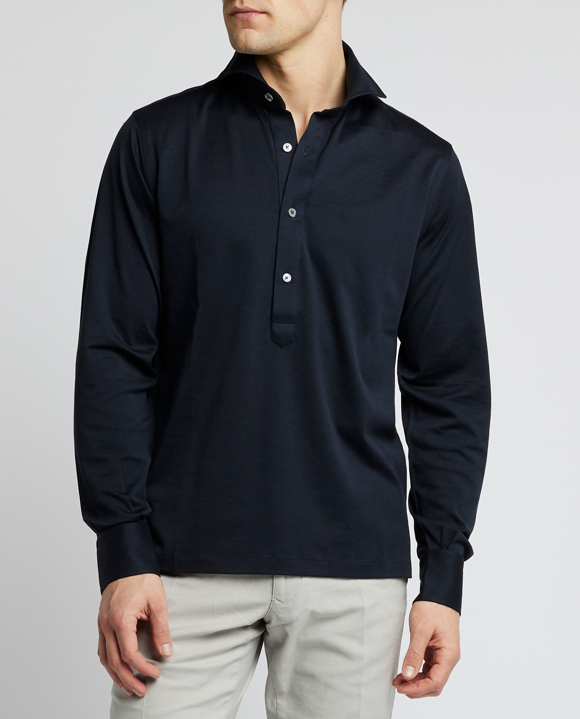 Pique Pop-over Shirt