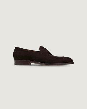 Suede Penny Loafers