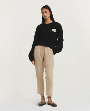 Cropped Broek - Lichtbruin