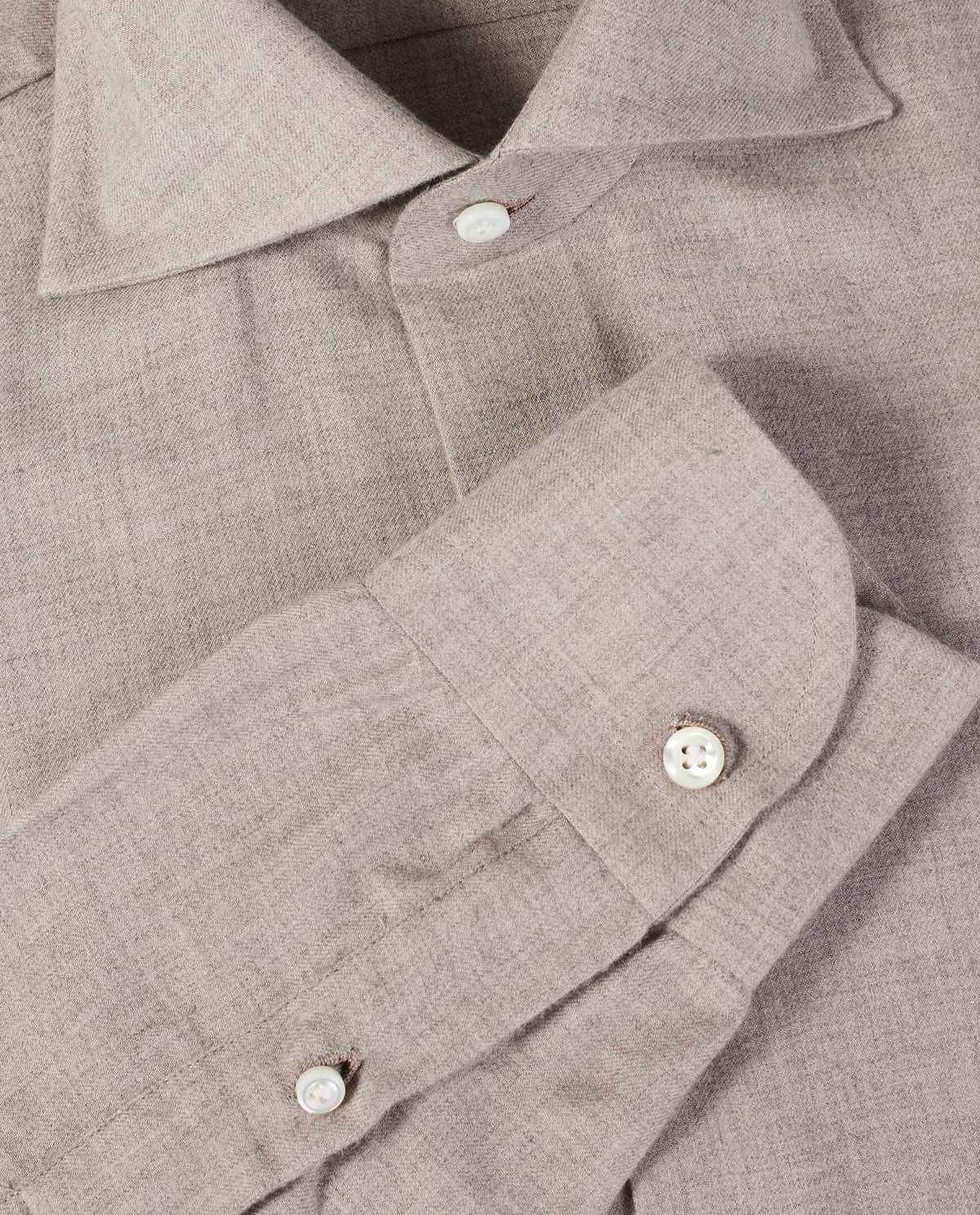 Geborsteld twill shirt