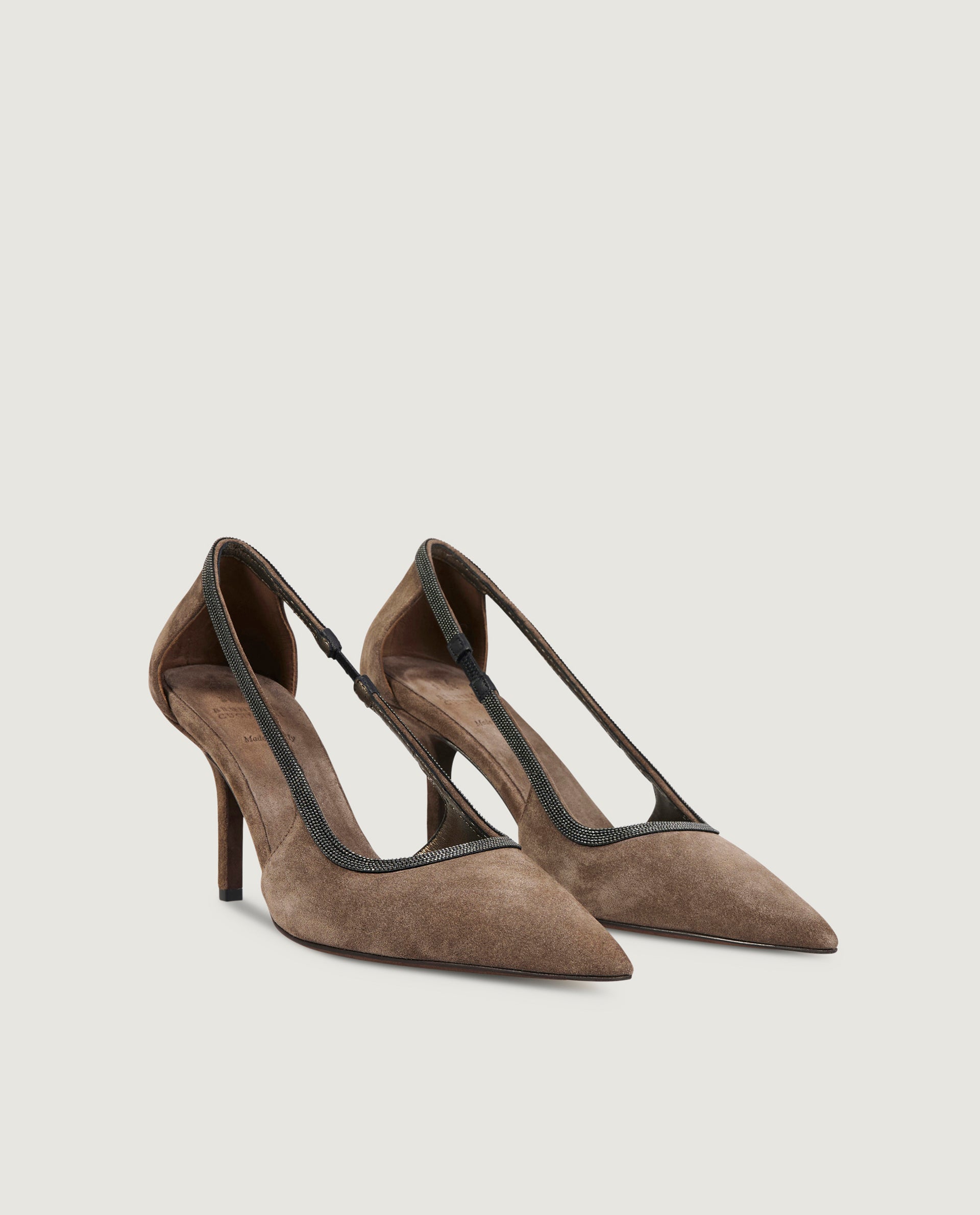 Suede pumps