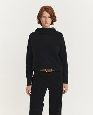 Plush Funnel Neck Pullover