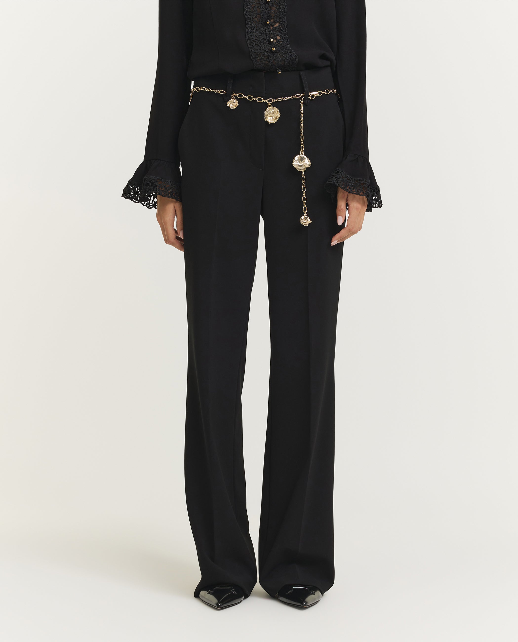 Straight Fit Trousers