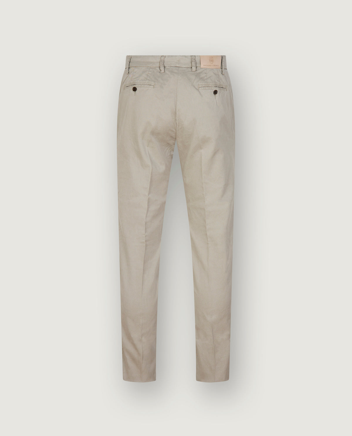 Piece Dyed Singapore Broek - Bruin