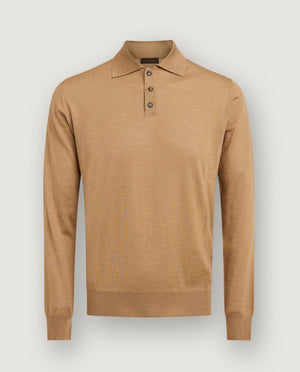 Cashmere Silk Polo Shirt