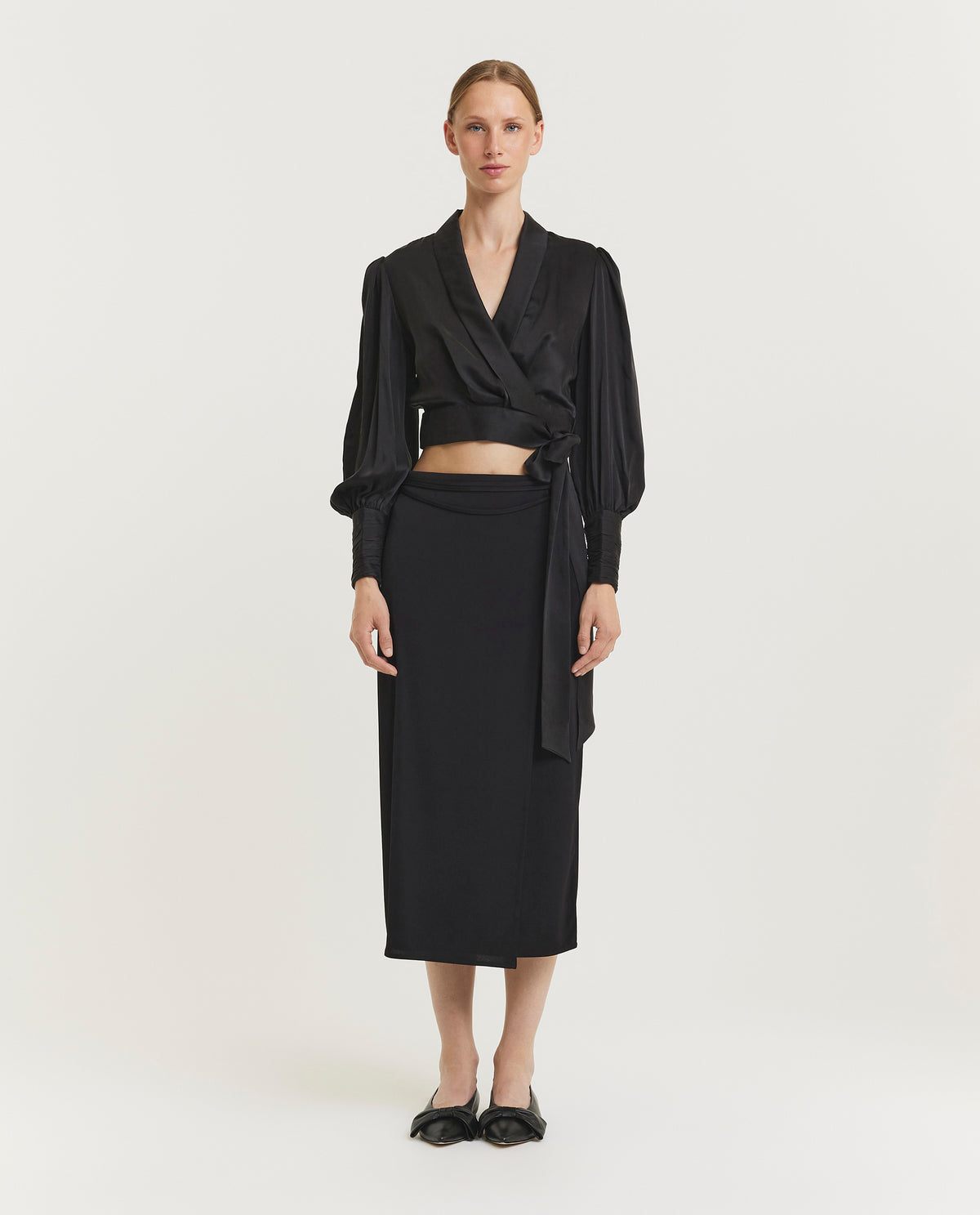 Midi wrap rok