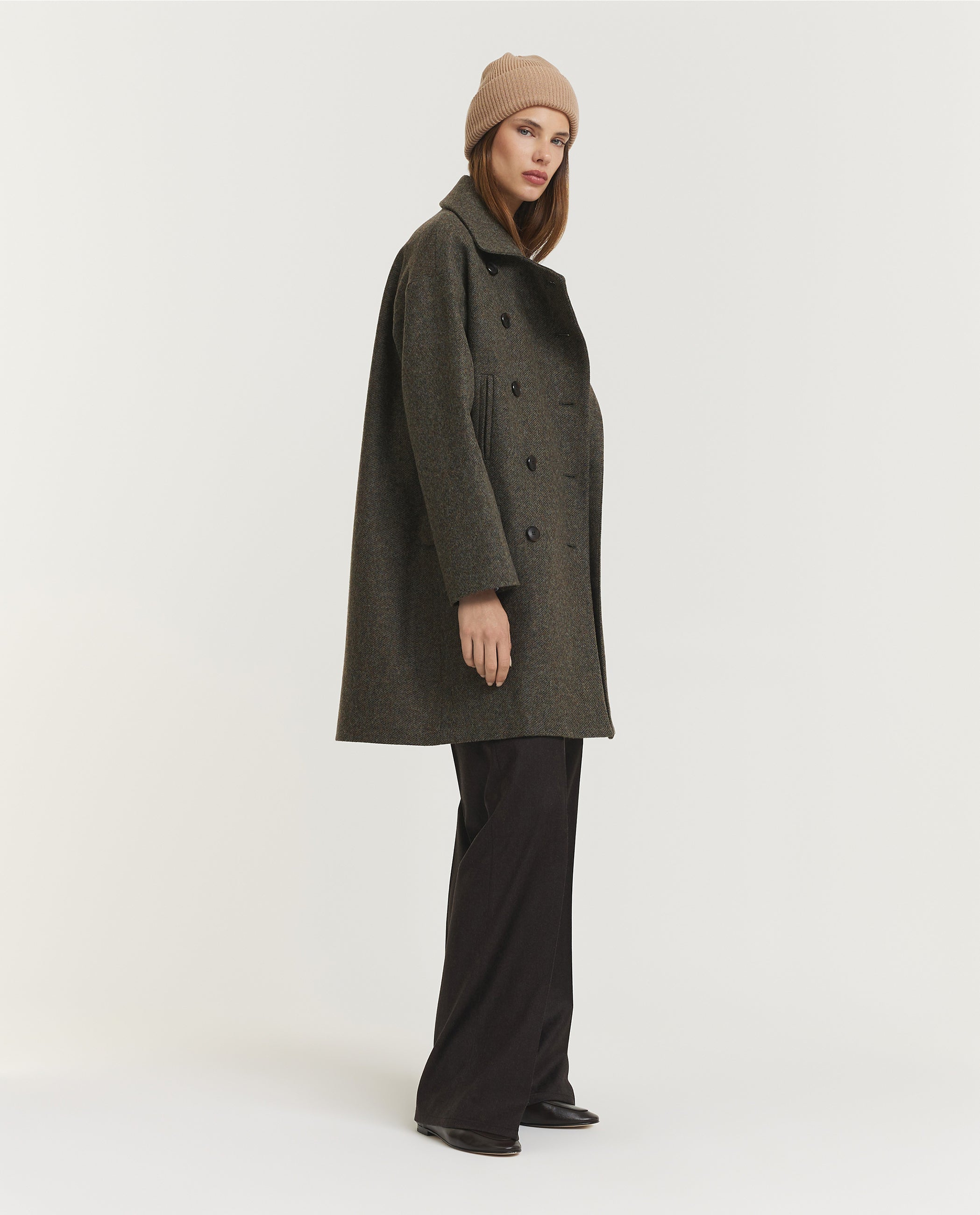 Double-Breasted Coat