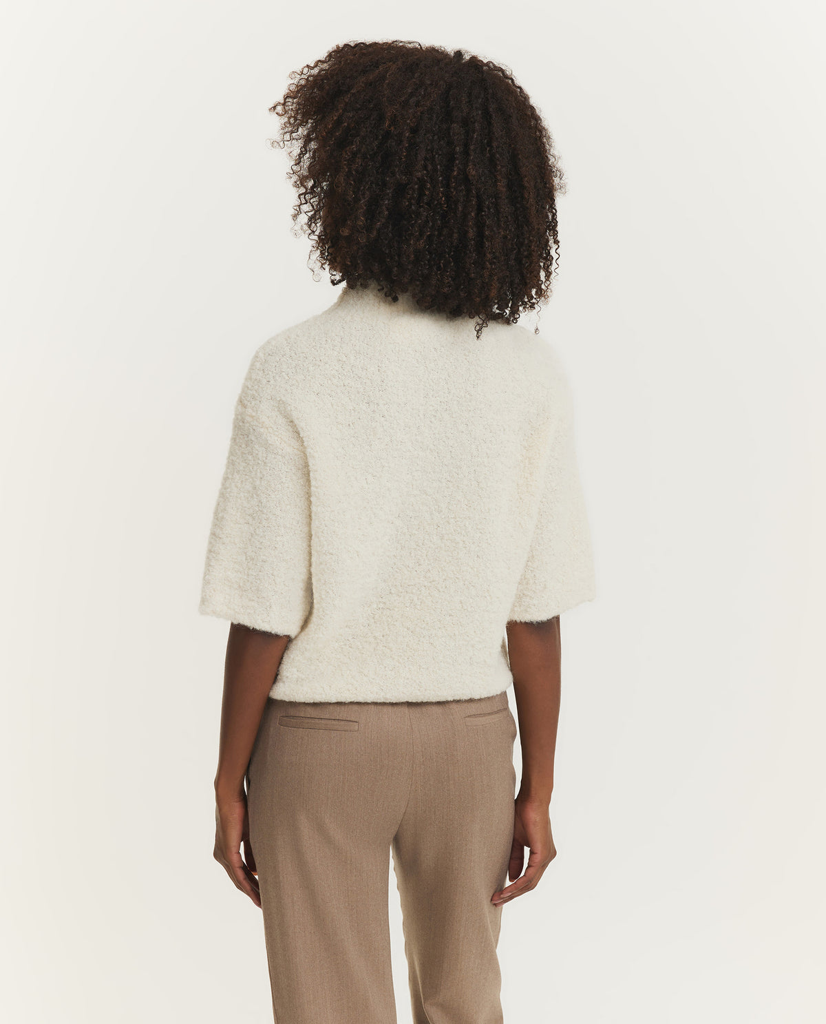 Licia Knit Top - Ecru