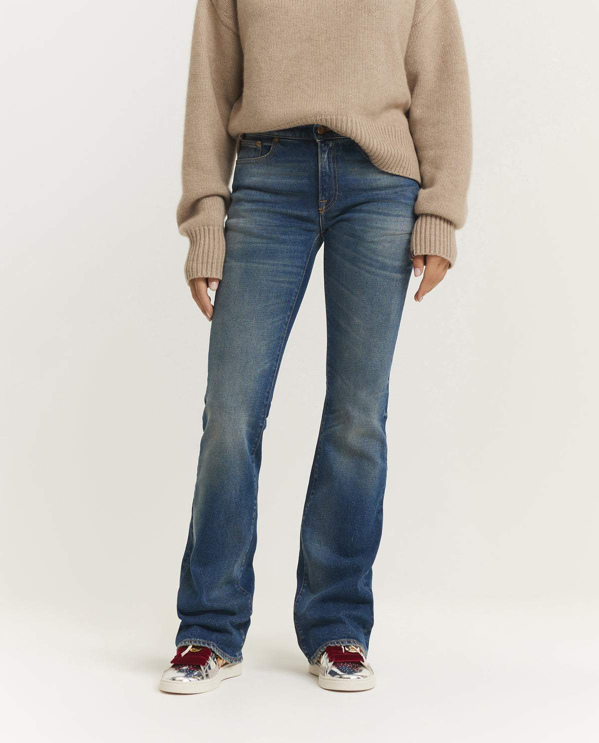 Bootcut Ophelia Jeans - Blauw