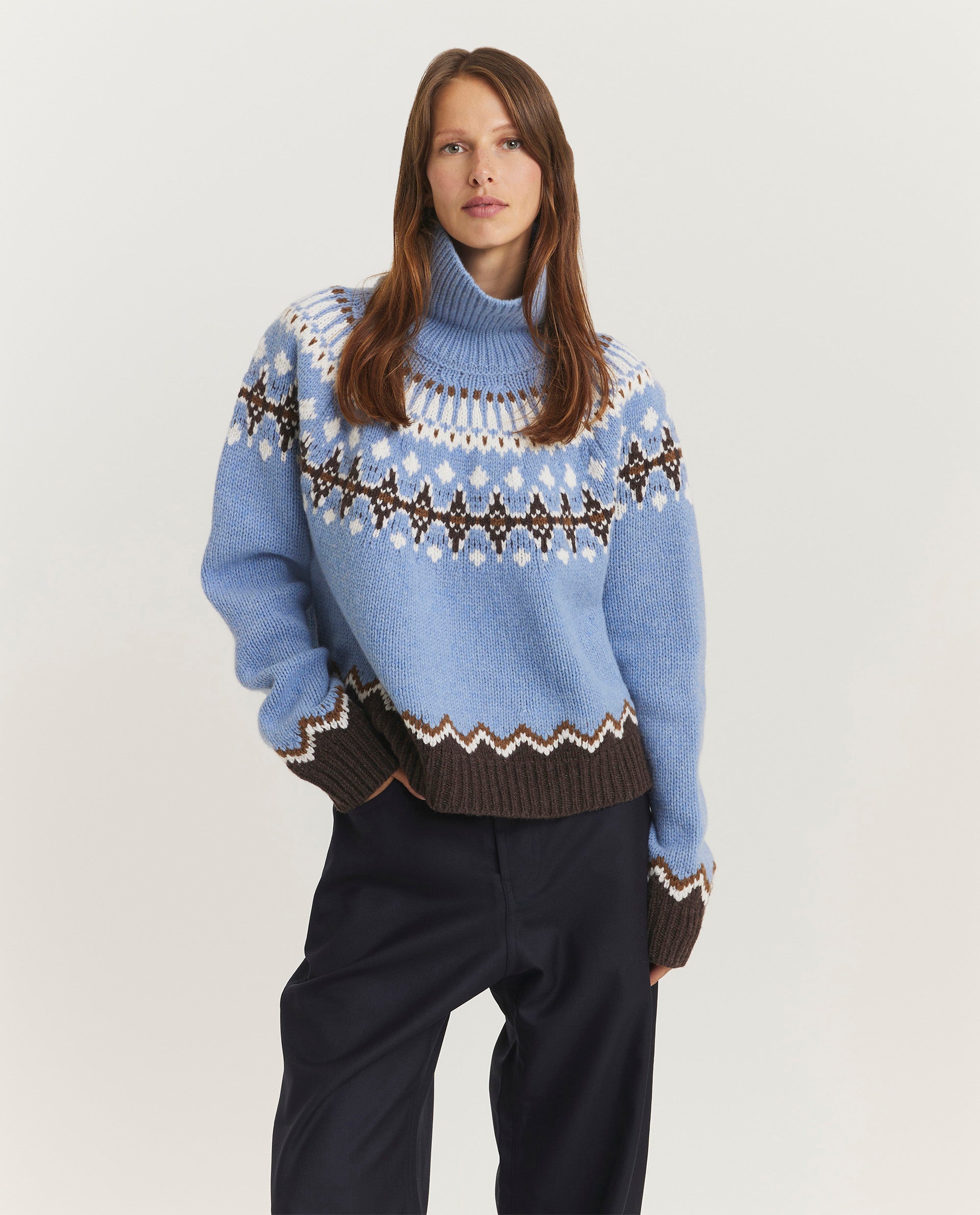 Knitted wool turtleneck 