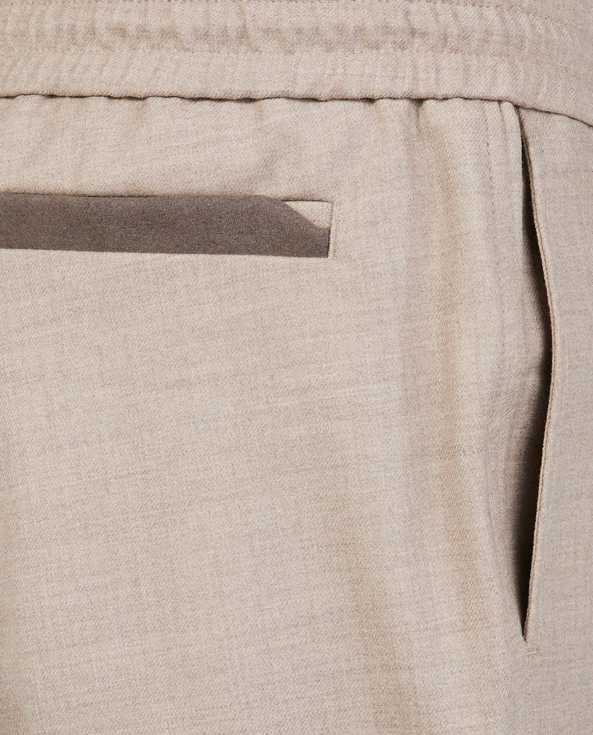 Flannel Jogger - Lichtbruin