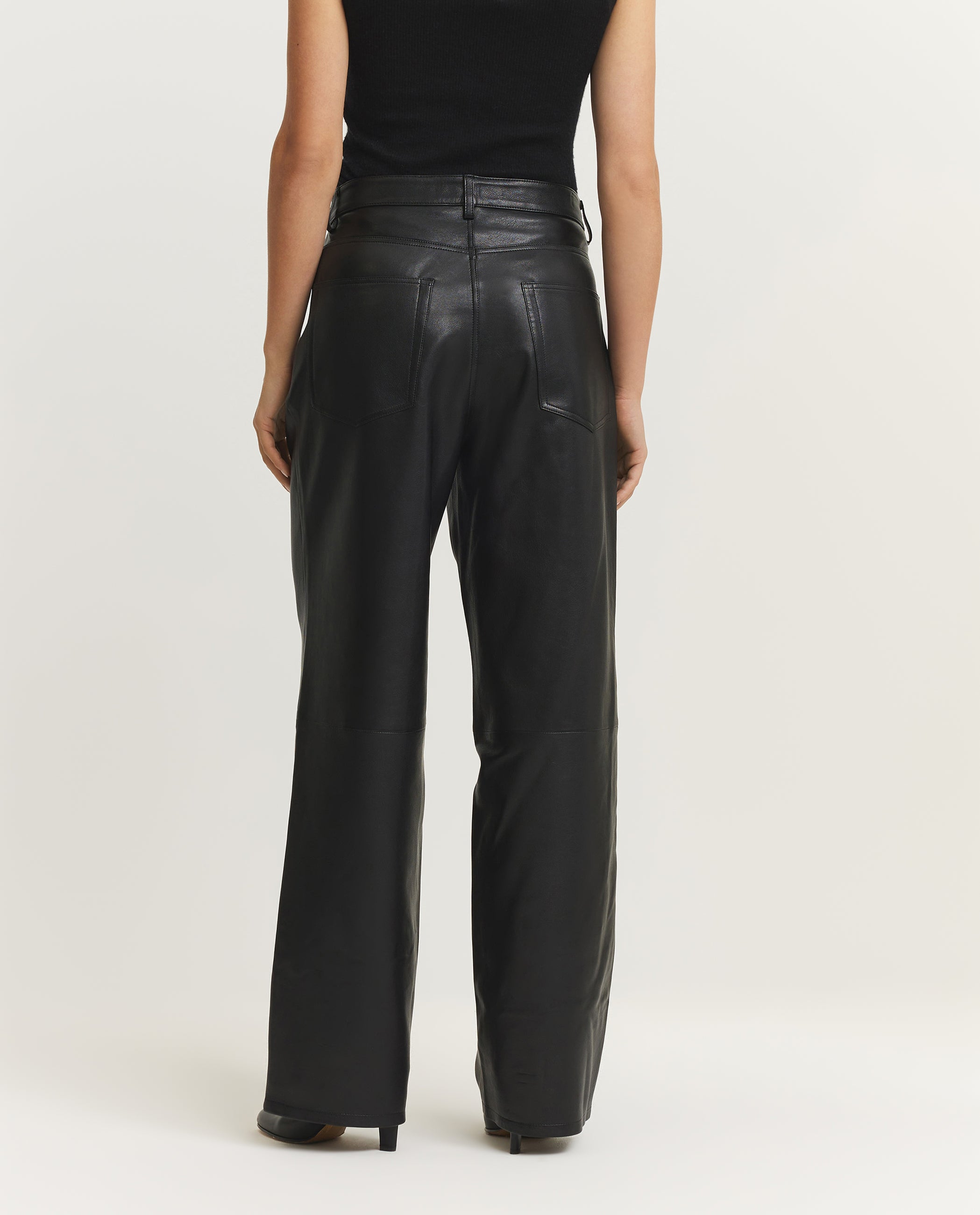 Baggy Leather Trousers