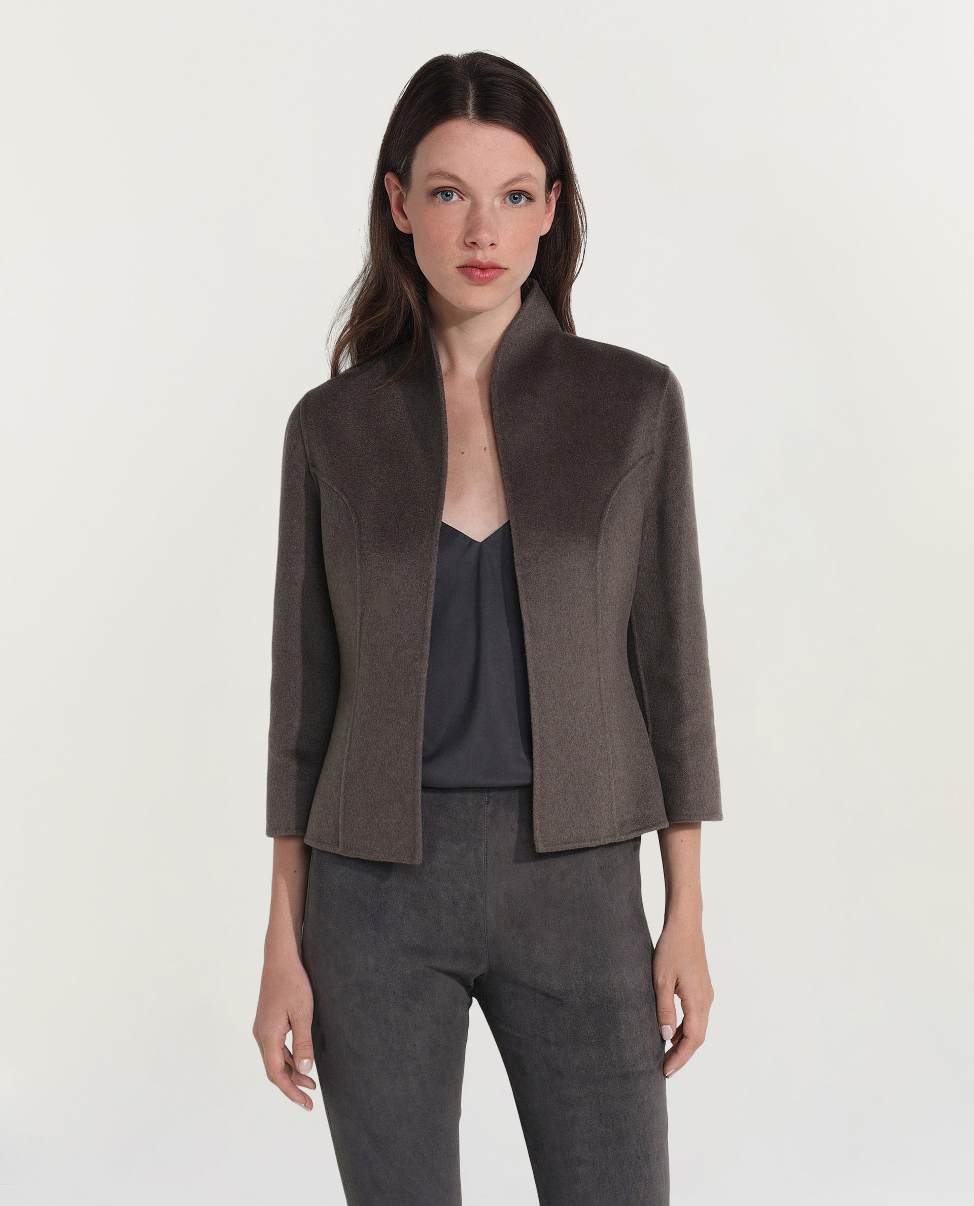 Korte double face cashmere blazer