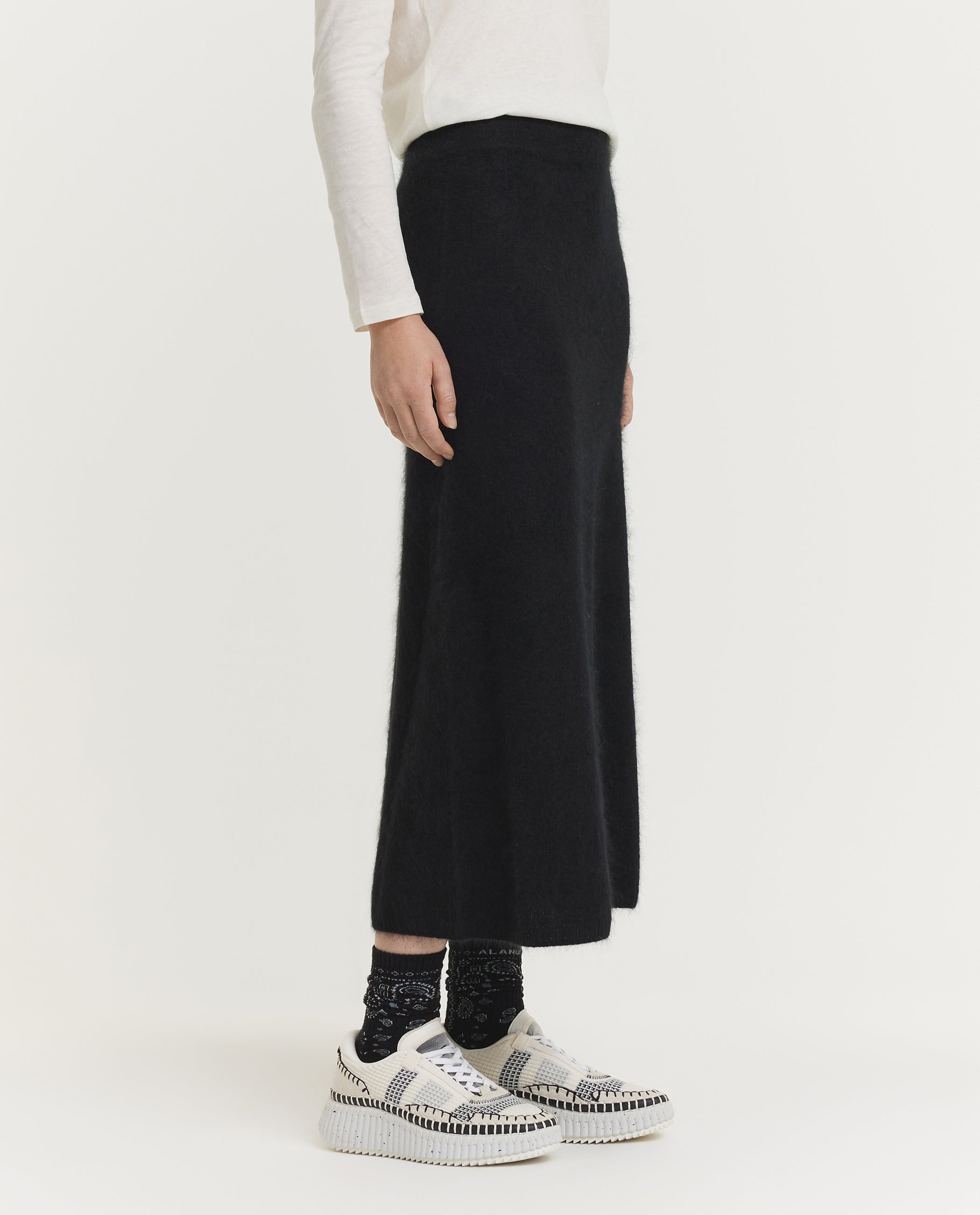 Long Knitted Skirt