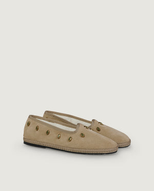 Fluwelen loafers