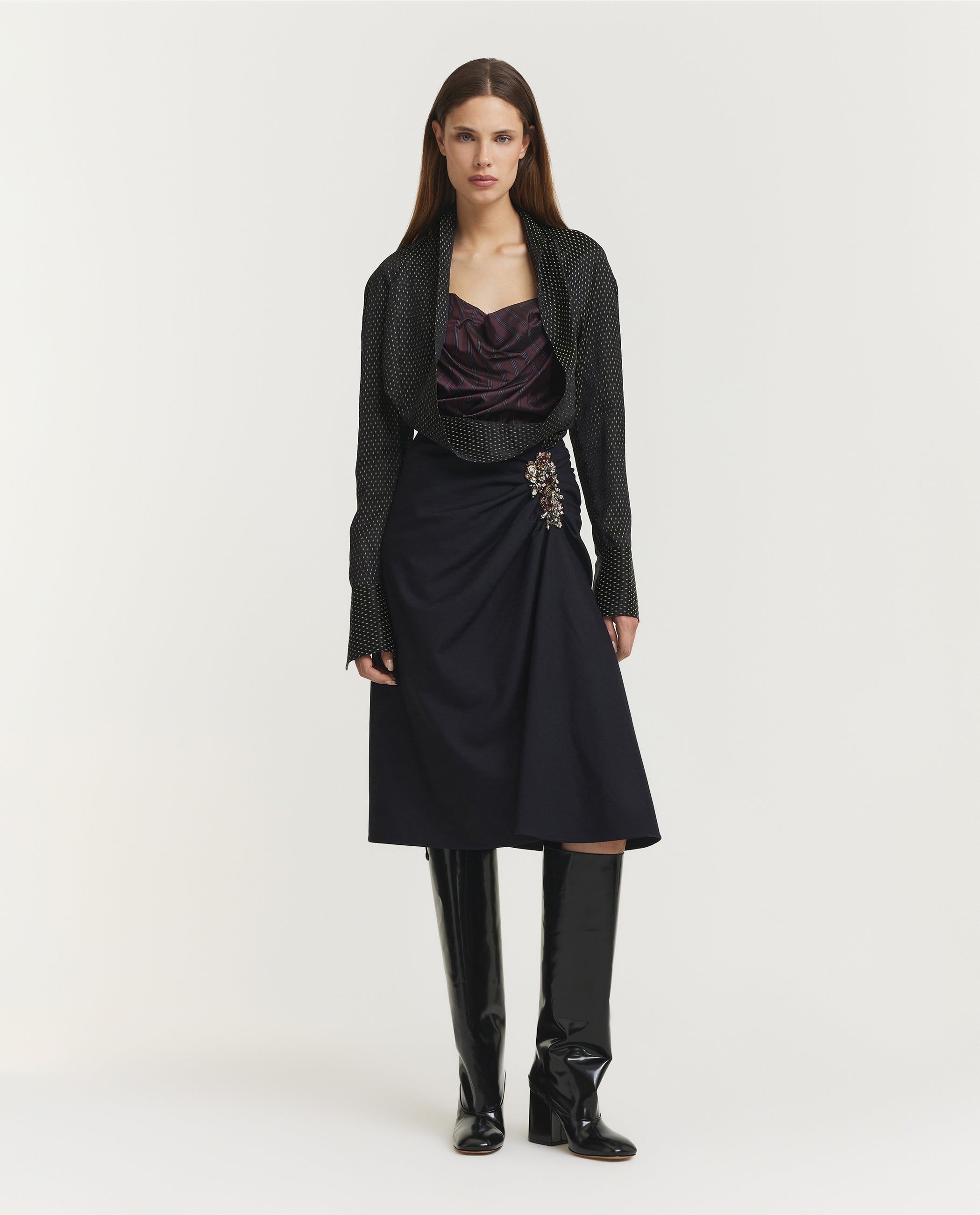 Sovora Wool Skirt