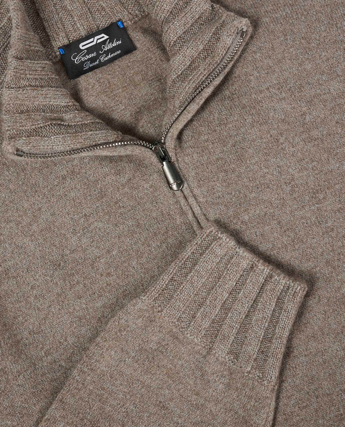 Half-zip trui