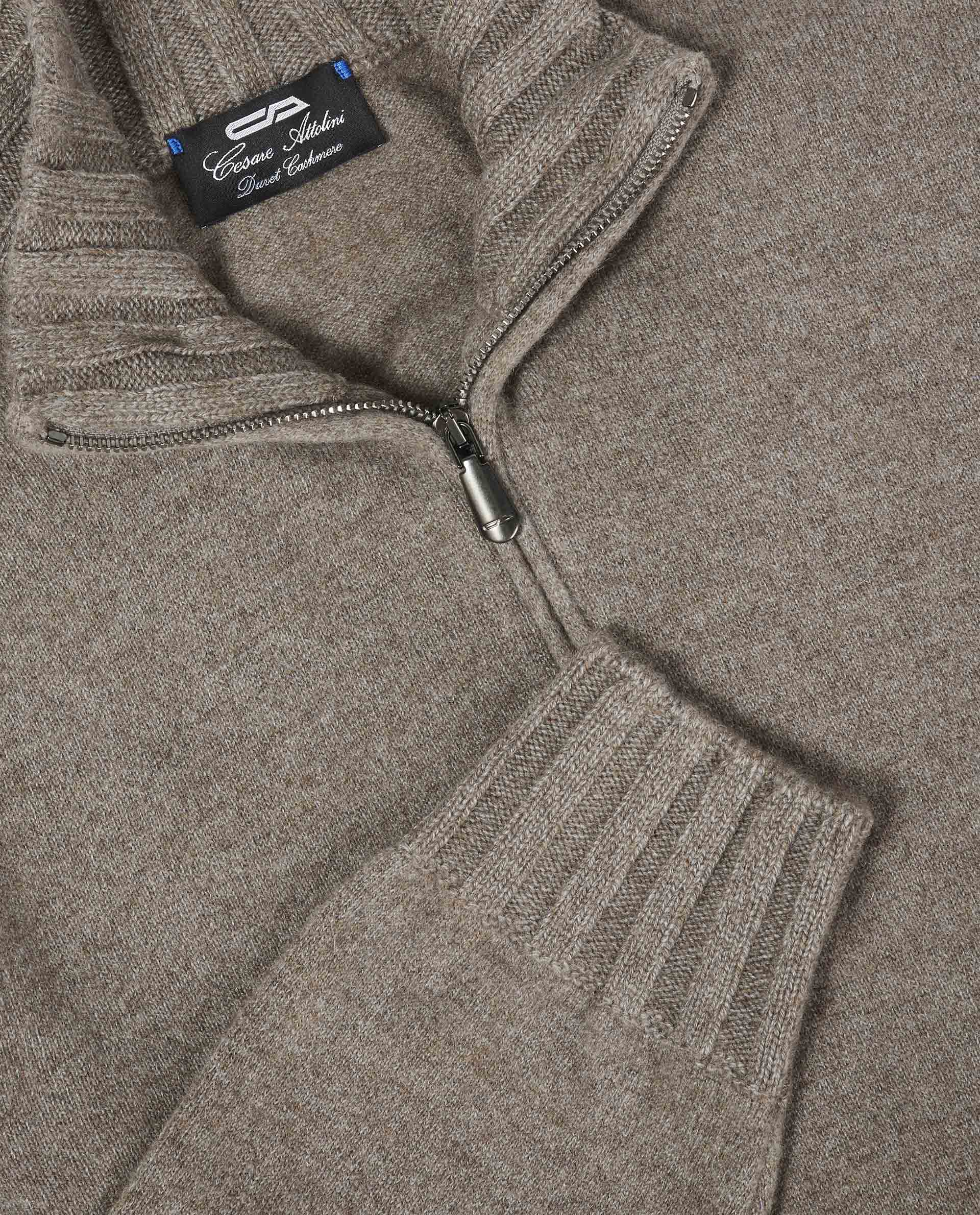 Half-zip trui