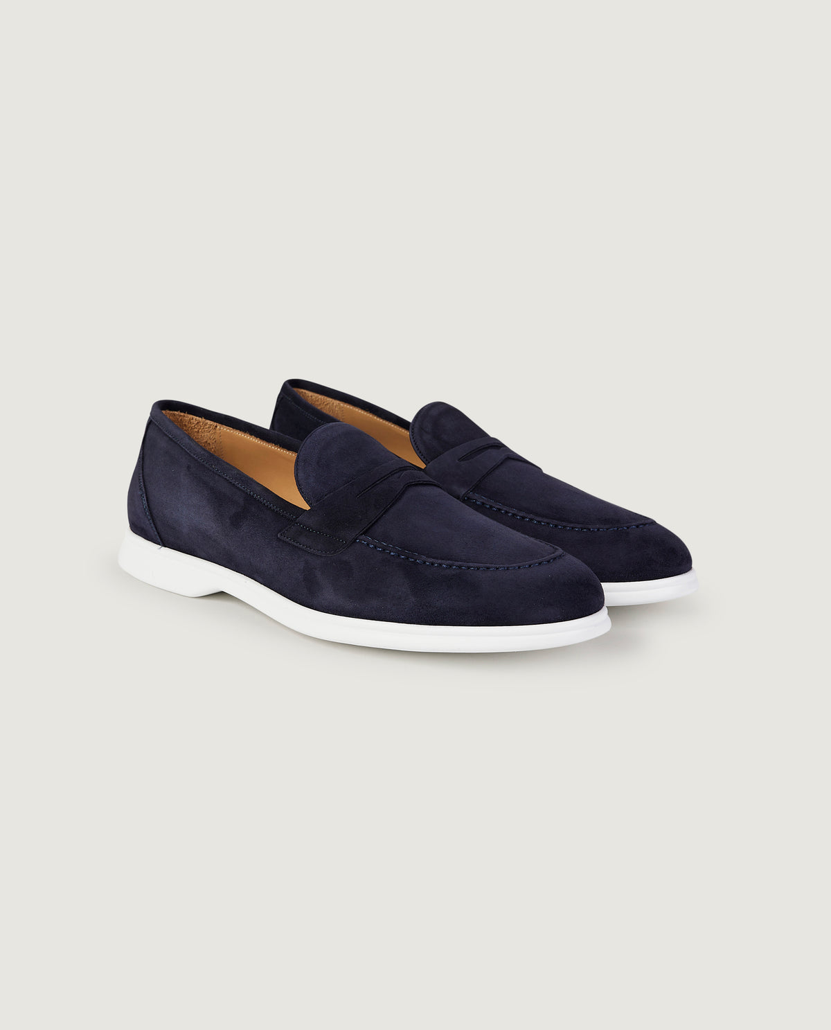 Suede slip-ons