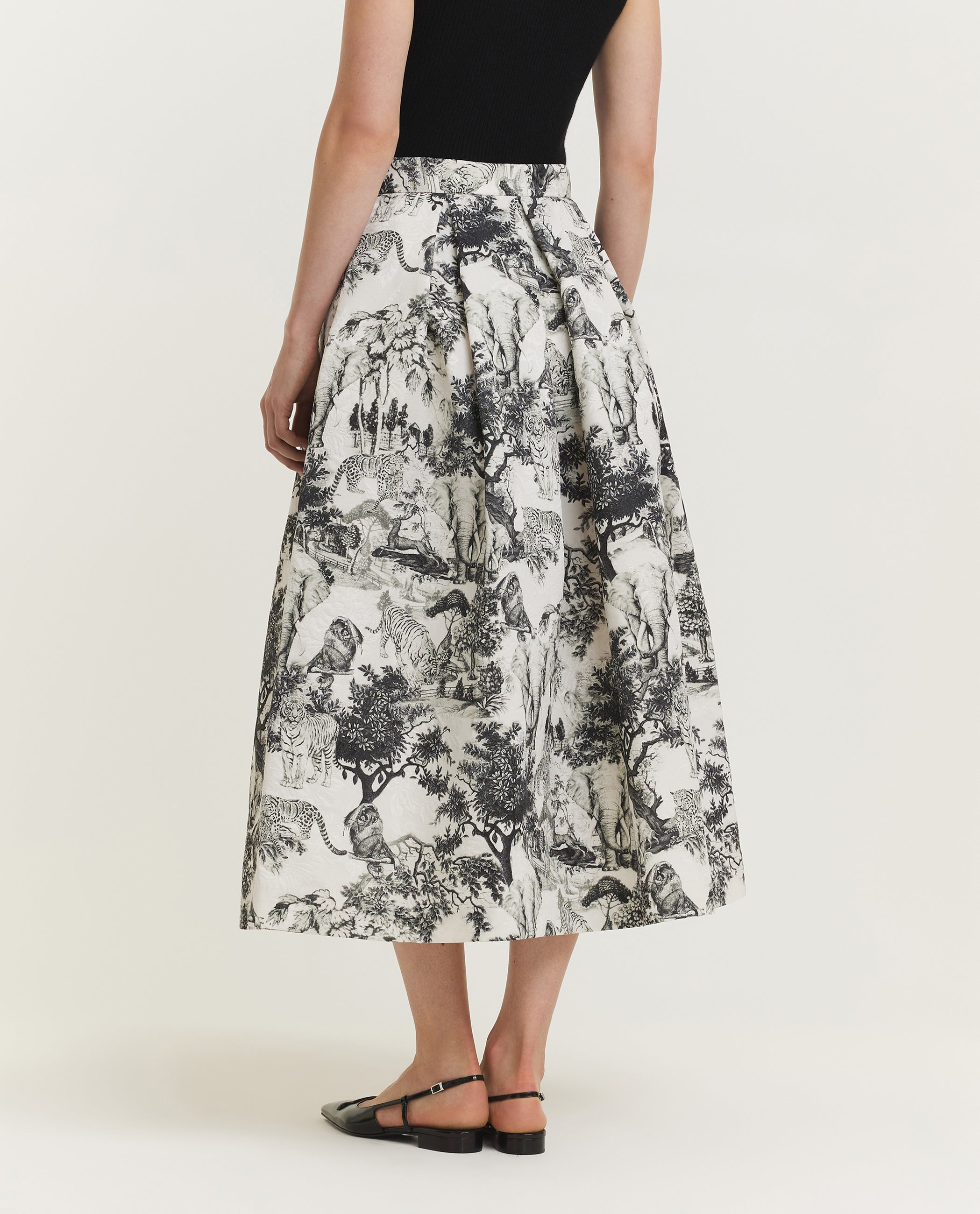 A-line Midi Skirt