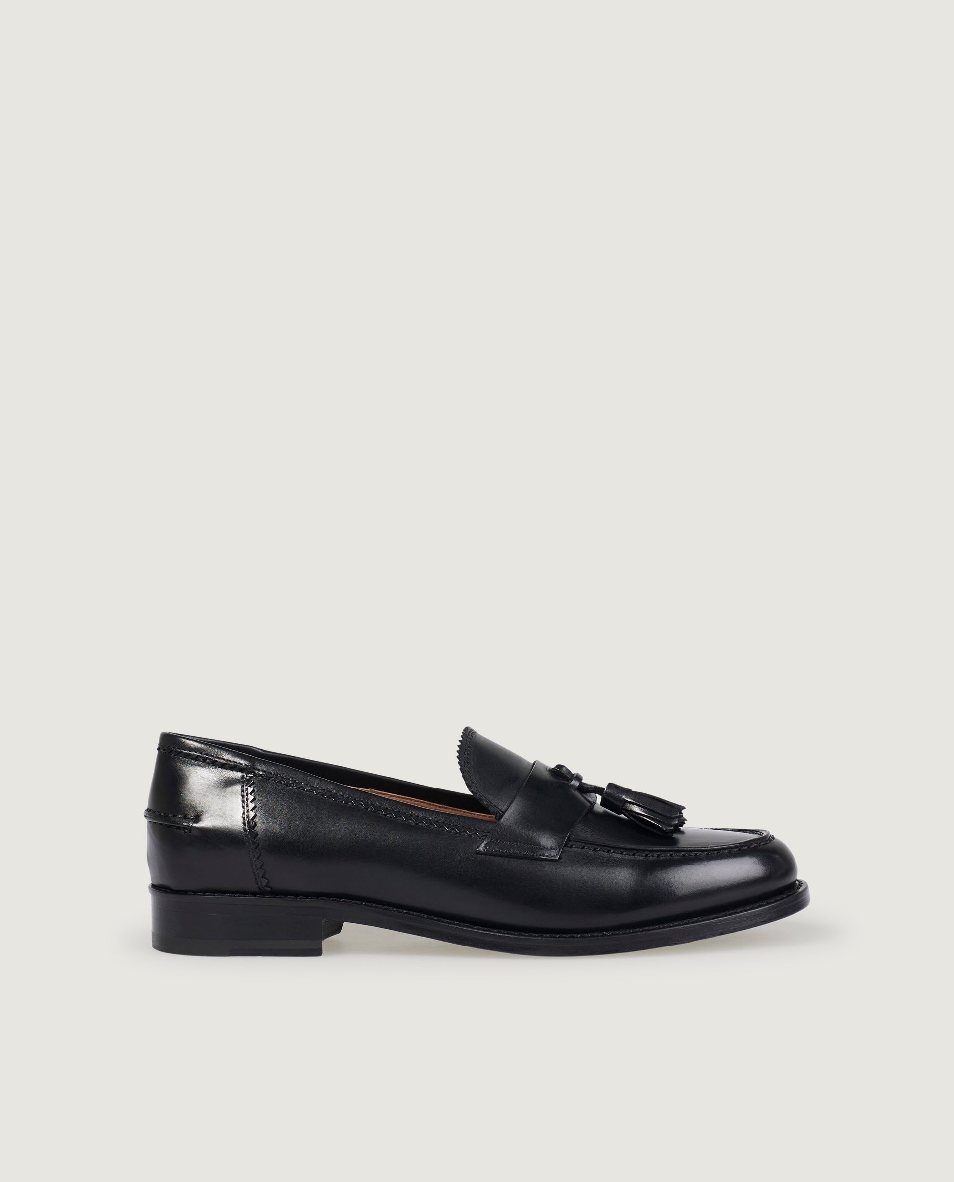 Leather loafers