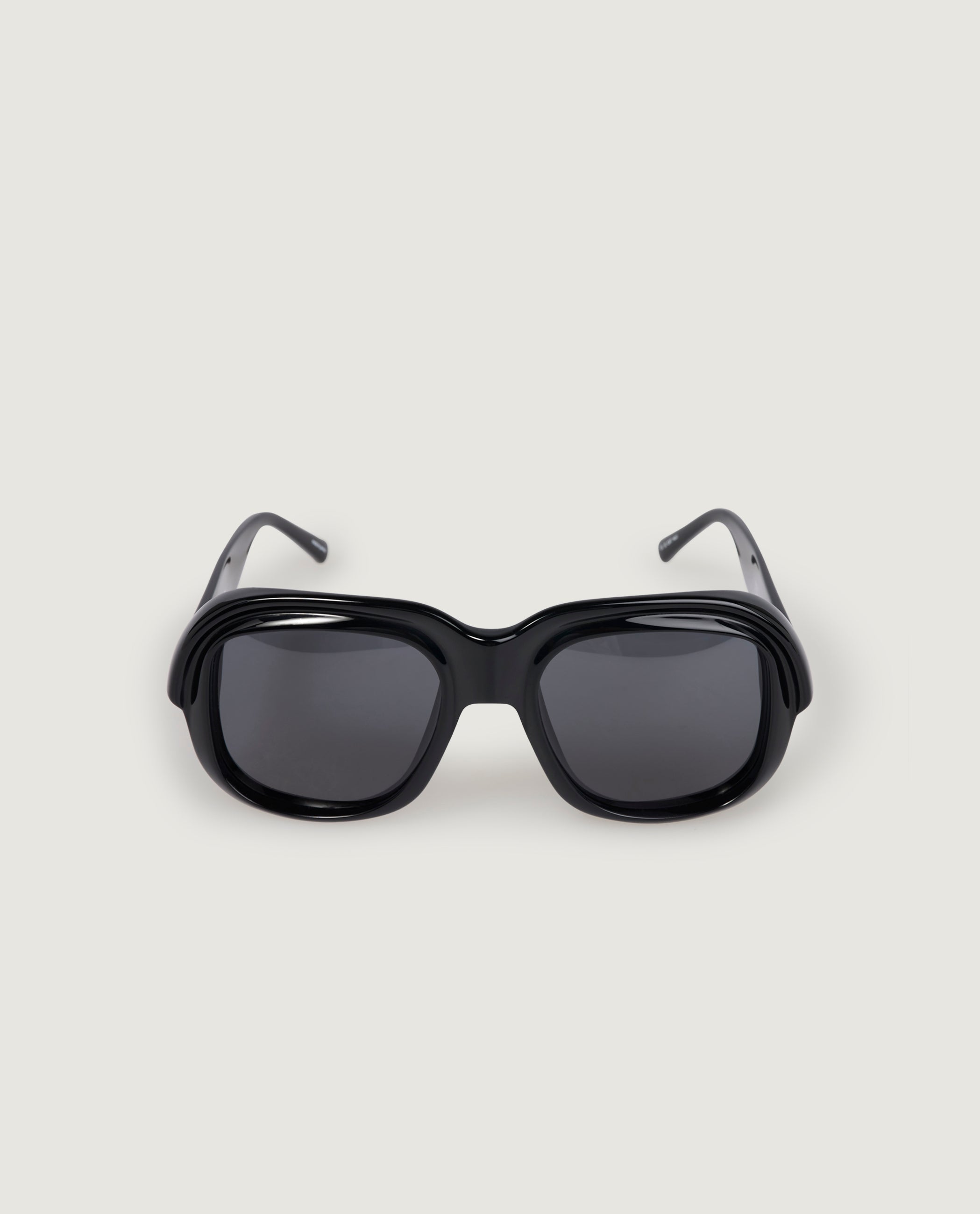 Oversized Vierkante Zonnebril - Zwart