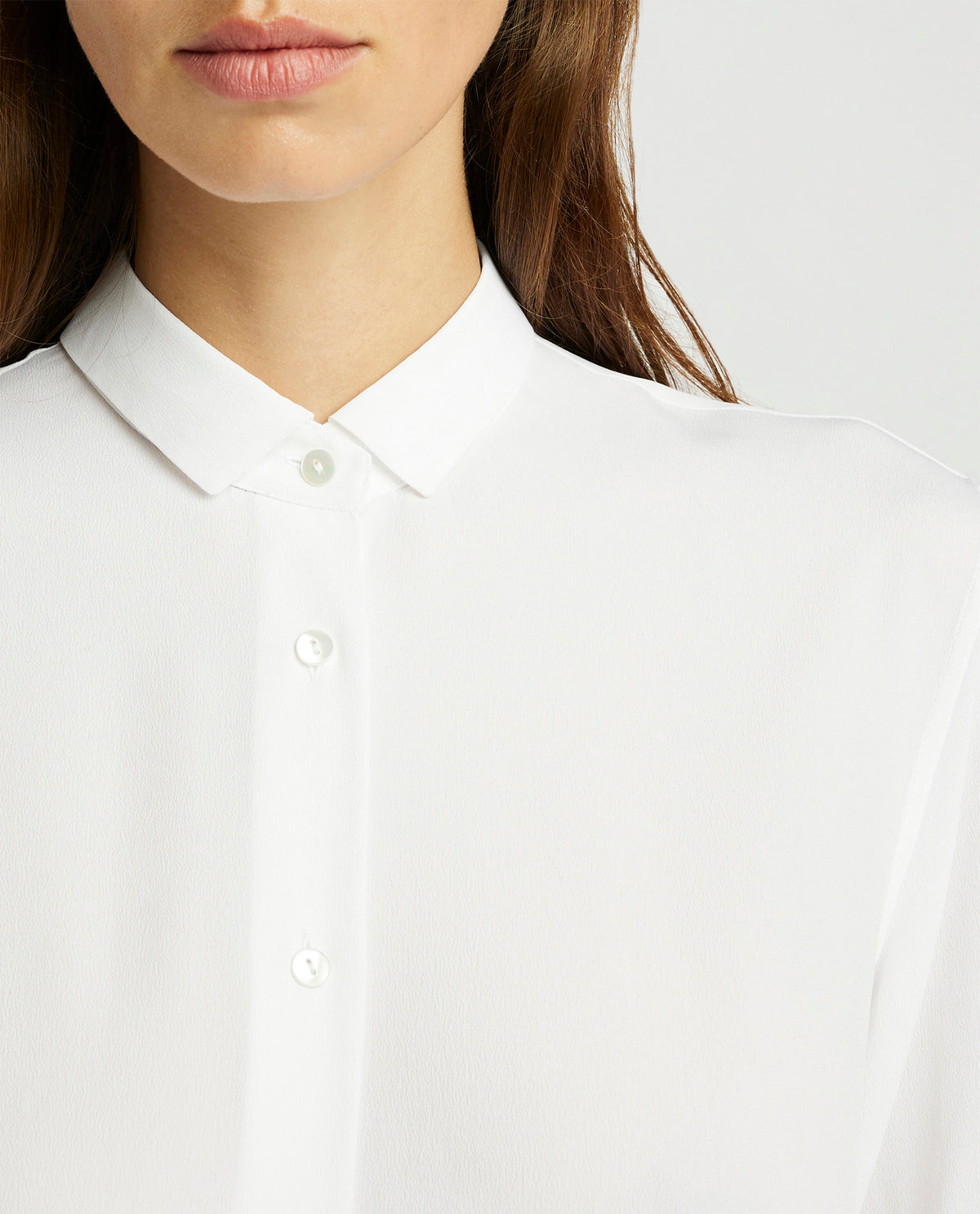 Ruime zijden blouse