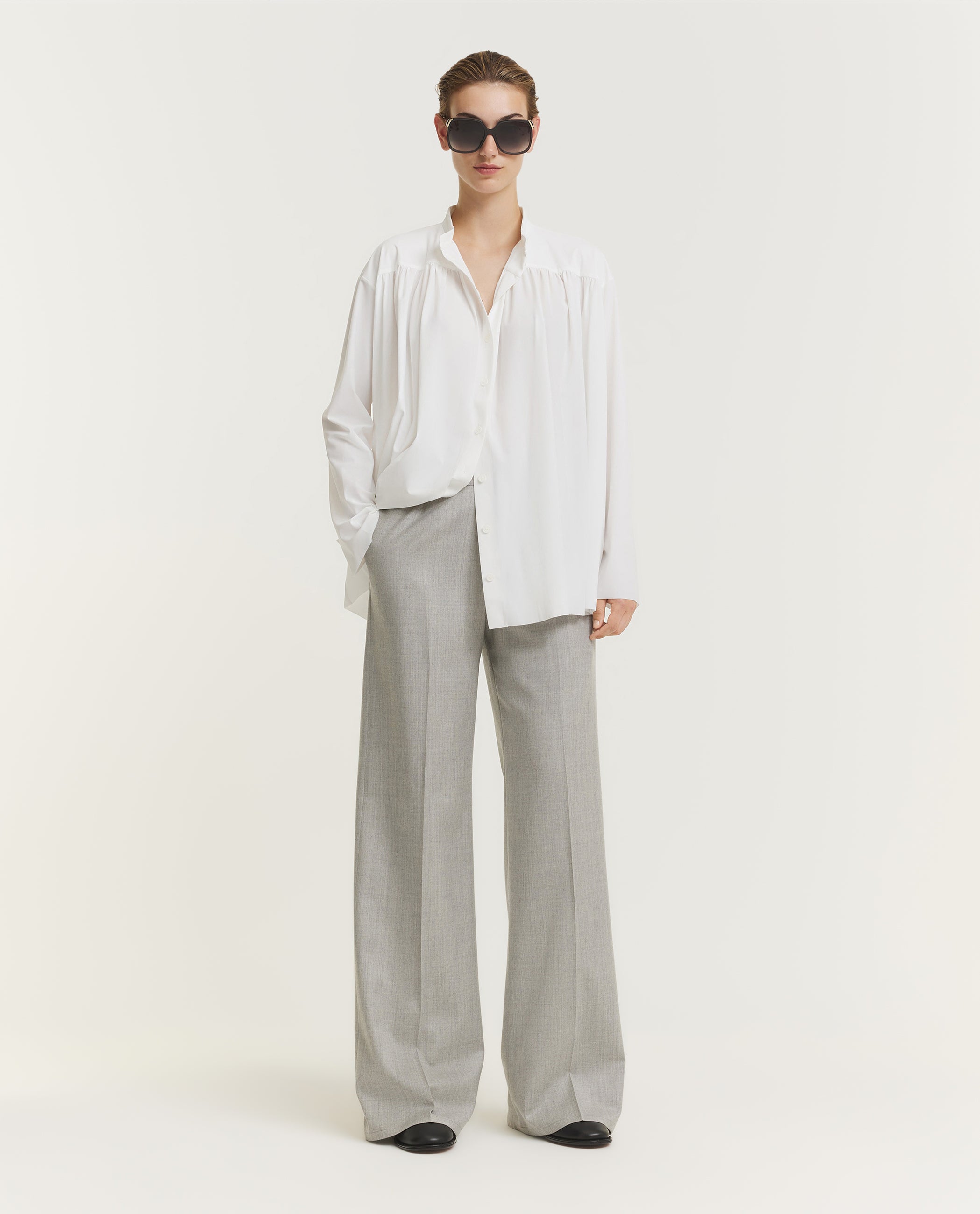 Wol Cashmere Patrizia Jogger - Lichtgrijs