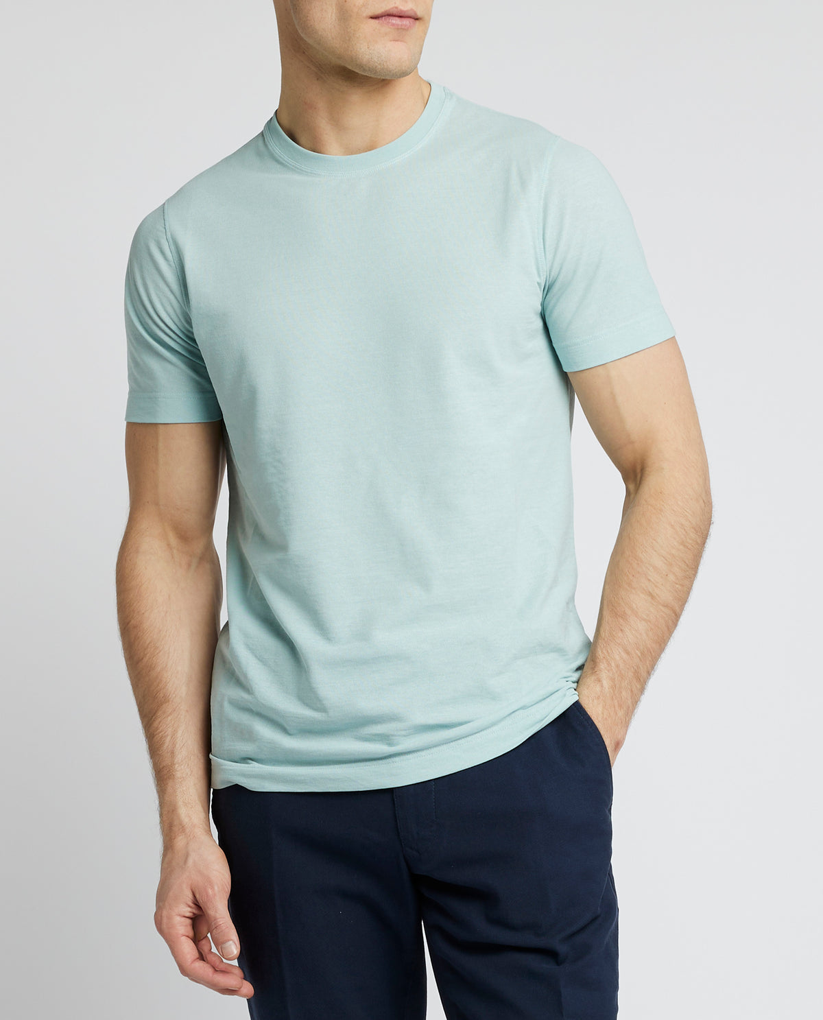 Ice Cotton T-shirt - Lichtblauw